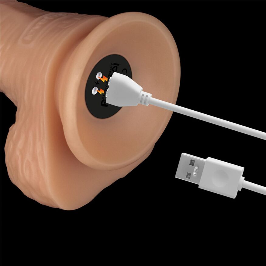 Виброреалистик - LoveToy Vibrating Power Basics Cock 8.5"