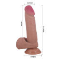 Фалоімітатор на присосці, з ефектом ковзної шкіри LyBaile - Sliding Skin 8.1”, BW-008017LP-1