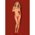 Комбинезон Obsessive Bodystocking N102 RED S/M/L