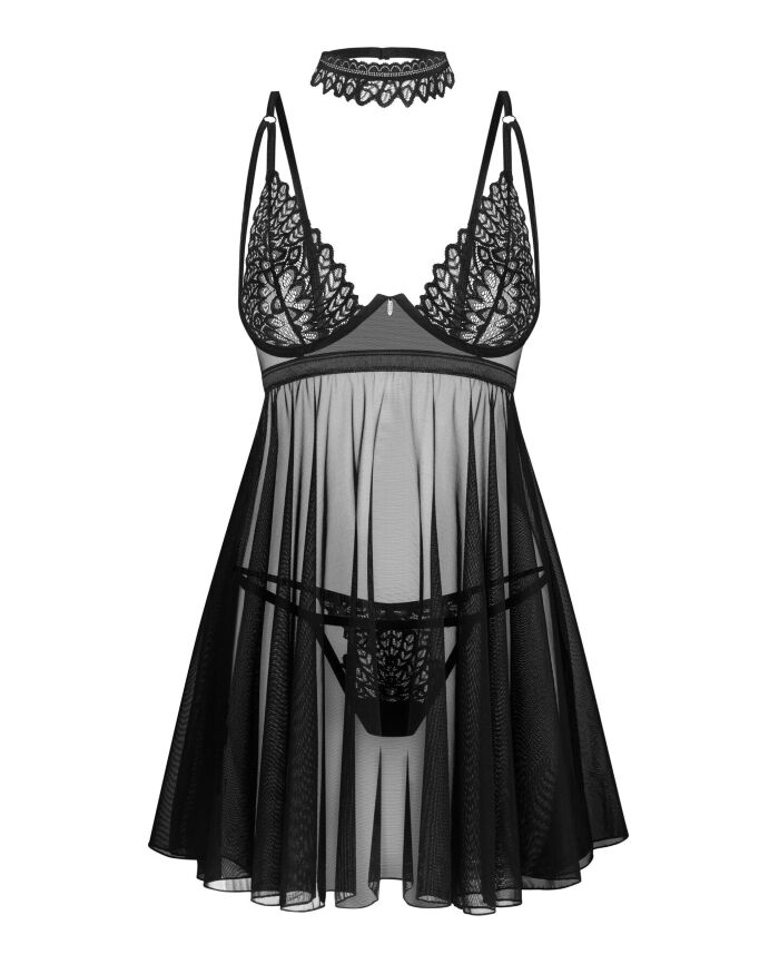 Бэби-долл Obsessive Donarella babydoll &amp; thong XS/S