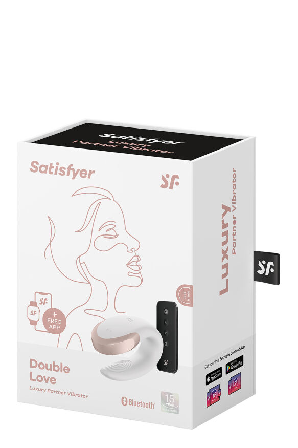 Люксовый Smart вибратор для пар Satisfyer DOUBLE LOVE WHITE