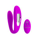 Вібратор для пар V-подібної форми Pretty Love Letitia Stimulator Purple