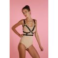 Портупея "Chst4" Black (K) Натуральная кожа