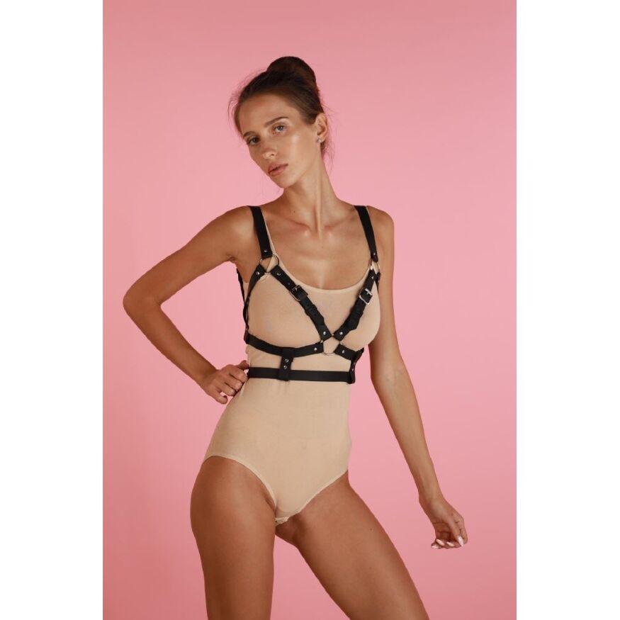 Портупея "Chst4" Black (K) Натуральная кожа