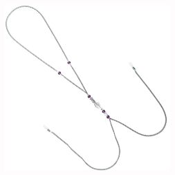 Прикраса для сосків Art of Sex - Nipple Clamps Arrow, колір фіолетовий