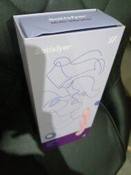 Двусторонний вибратор-кролик Satisfyer Triple Oh Pink (мятая упаковка!!!)