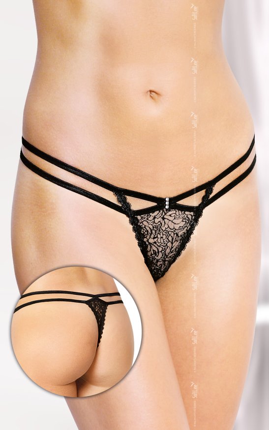 Жіночі стрінги - G-String 2450, black - S/M