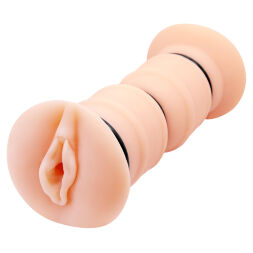 Мастурбатор-вагина с двумя входами и вибрацией CRAZY BULL - EMMA Double Vagina, BM-009148ZH