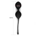 Вагінальні кульки - iWhizz Luna Kegel Ball 7.8" Black
