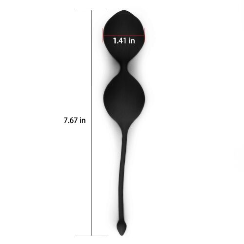 Вагінальні кульки - iWhizz Luna Kegel Ball 7.8" Black