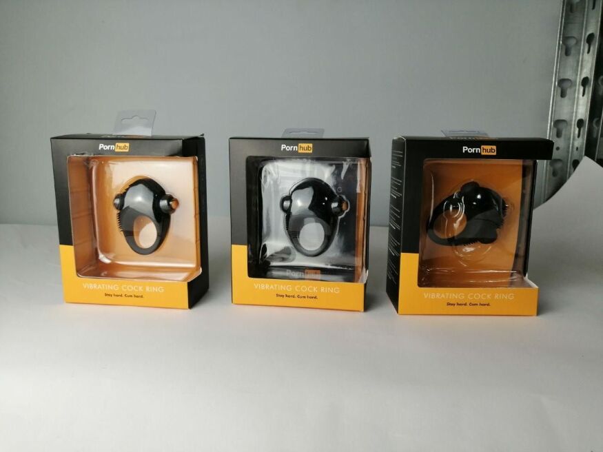 Эрекционное виброкольцо Pornhub Vibrating Cock Ring (незначительные дефекты упаковки)