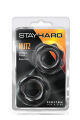 T330571 Набор эрекционных колец STAY HARD NUTZ BLACK