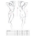 Боди с очень глубоким декольте DARYL BODY black L/XL - Passion