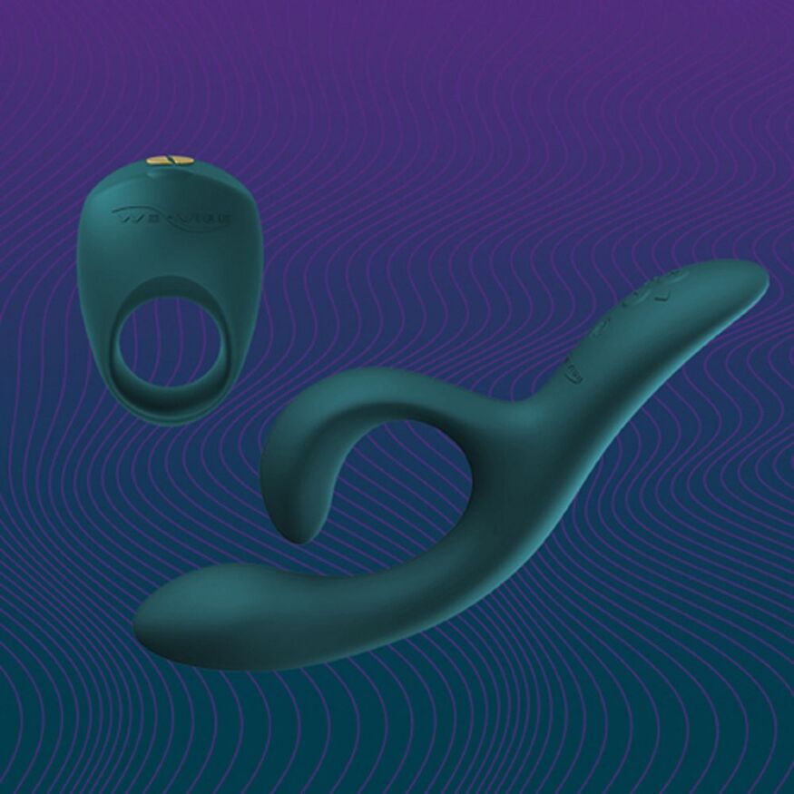 Набор игрушек We-Vibe Date Night кольцо Pivot и вибратор Nova 2, Green
