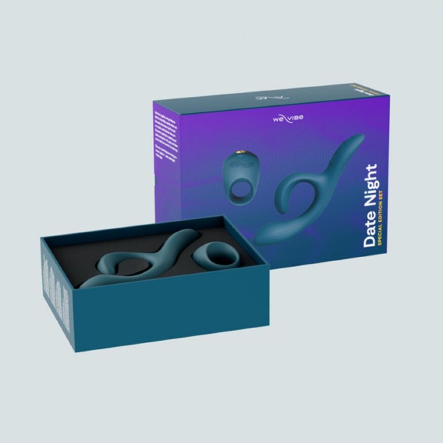 Набор игрушек We-Vibe Date Night кольцо Pivot и вибратор Nova 2, Green