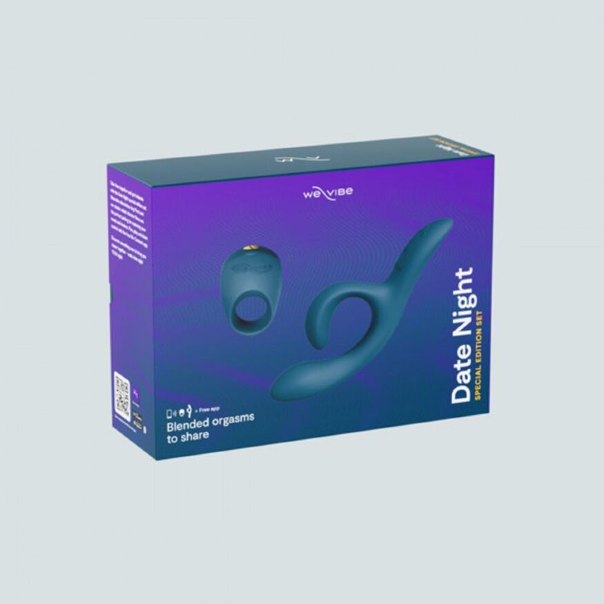 Набор игрушек We-Vibe Date Night кольцо Pivot и вибратор Nova 2, Green