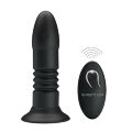 Анальная пробка с пультом ДУ - Pretty Love Magic Jingers Anal Plug Black