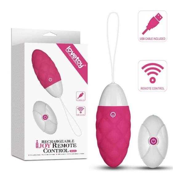 Віброяйце  з пультом ДК - IJOY Rechargeable Remote Control Egg Pink