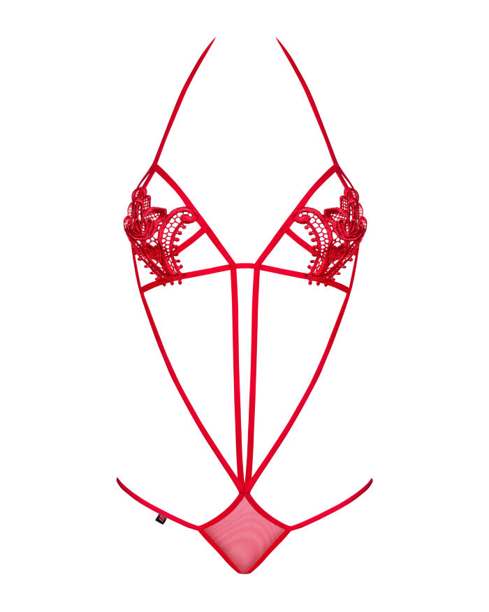 Боді - Obsessive Luiza Body Red S/M