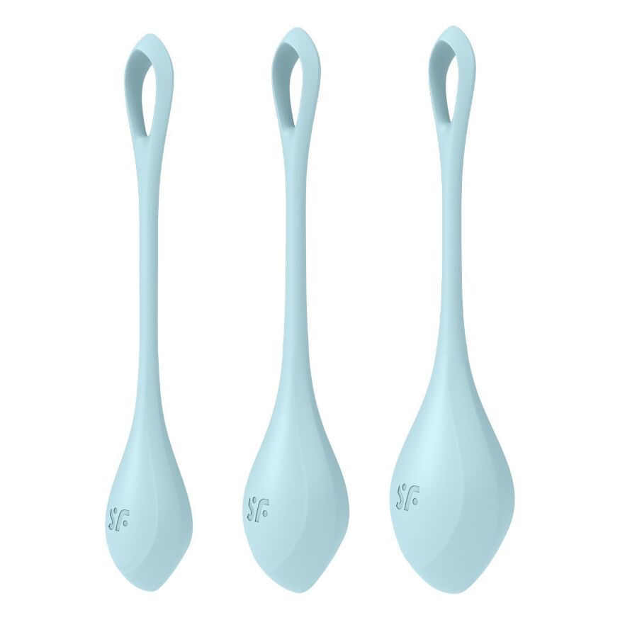 Набір йоні намистин Satisfyer Yoni Power 2 Light Blue (пошкоджене паковання!!!)