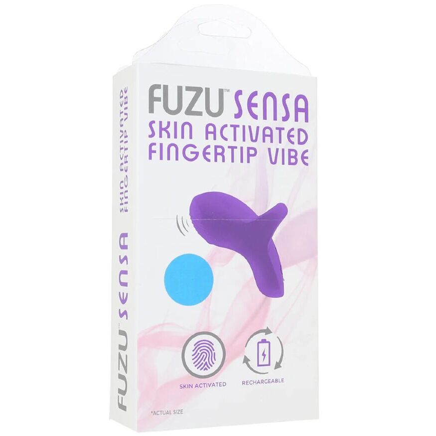 Вибратор на палец FUZU Sensa Skin Activated Fingertip Vibe - Pastel Blue