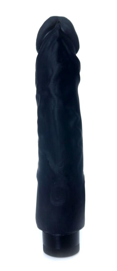Вибратор Boss Series - Real Skin Black, ( длина 22 см, диаметр 4 см ) BS6700099