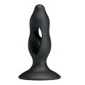 Анальна пробка з отворами Baile Fabulous Silicone Butt Plug чорний