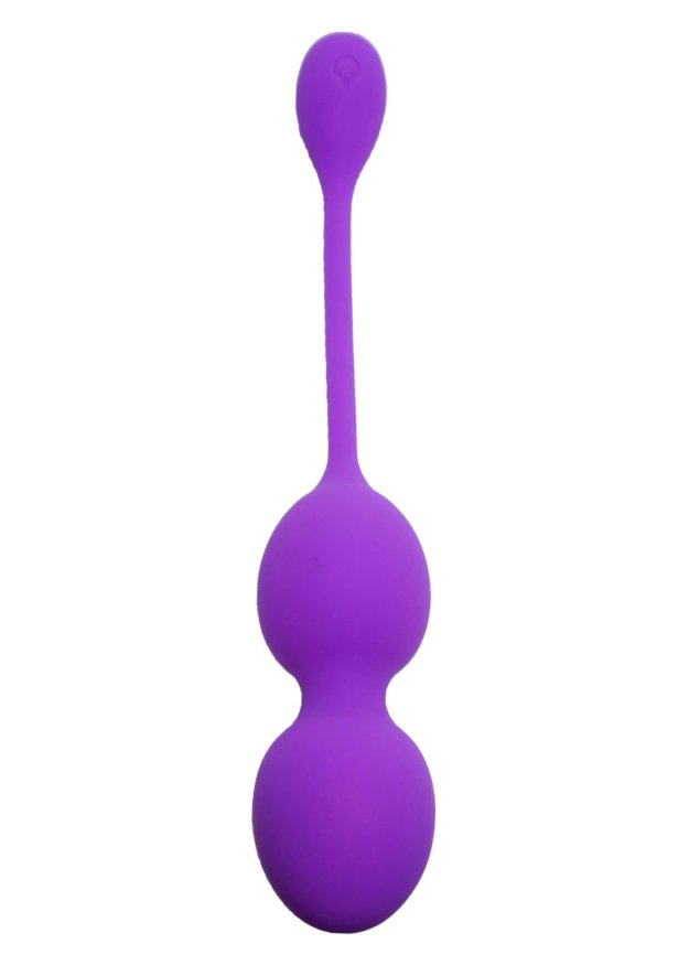 Вагінальні віброкульки - Vibrating Kegel Balls Purple, 32 мм, 80 г