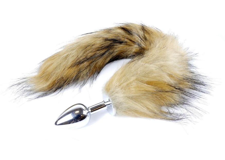 Анальна пробка - Fox Tail Brown, XL