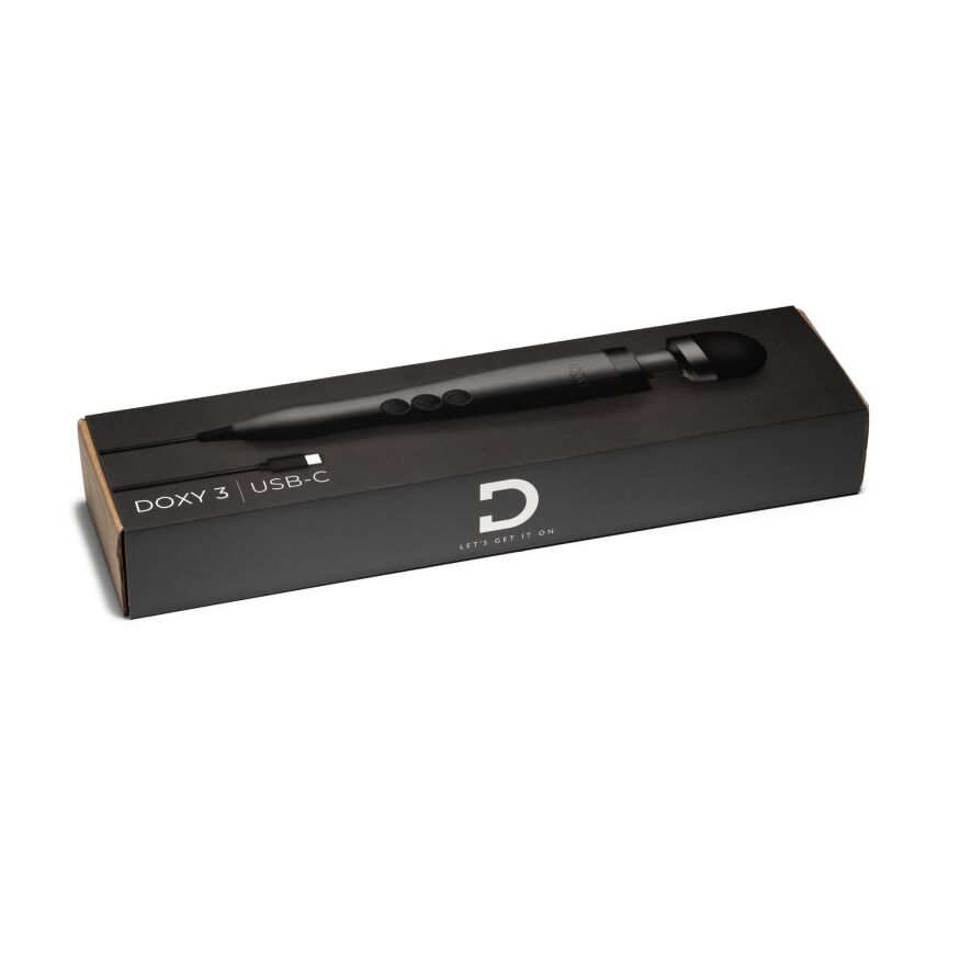 Вибромассажер DOXY3 USB-C Massager MATTE BLACK