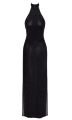 Платье Noir Handmade F372 Onyx Twin-slit Long dress M