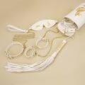 Набір БДСМ Roomfun Egyptian Cat Bondage Kit 9 предметів, білий