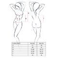 (SALE) Корсет с пажами ELENI CORSET white 4XL/5XL - Passion, трусики