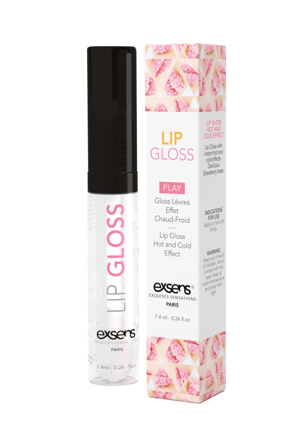 Блеск для оральных ласк EXSENS LIP GLOSS STRAWBERRY 7,4ML