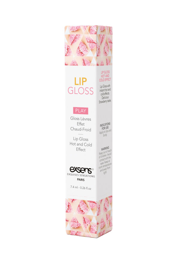 Блеск для оральных ласк EXSENS LIP GLOSS STRAWBERRY 7,4ML