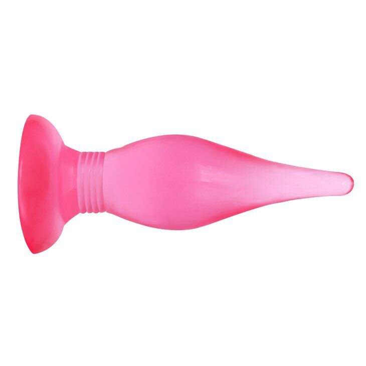 Анальная пробка на присоске "Butt plug" BI-017006 Red