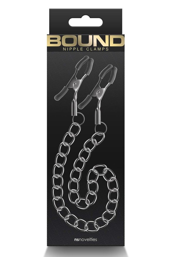 Затискачі для сосків - Bound Nipple Clamps Dc2 Gunmetal