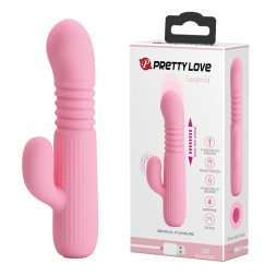 Вибромассажер с поступательным движением Pretty Love розовый