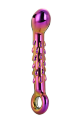 Dt21833 скляний фалоімітатор Dream Toys GLAMOUR GLASS RIBBED G-SPOT DILDO
