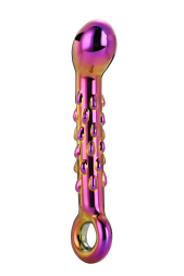 Dt21833 скляний фалоімітатор Dream Toys GLAMOUR GLASS RIBBED G-SPOT DILDO