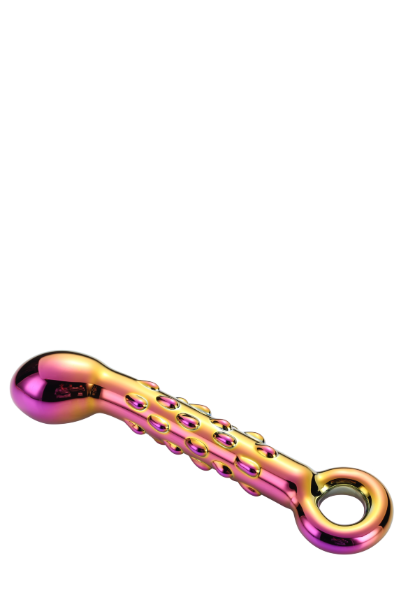 Dt21833 скляний фалоімітатор Dream Toys GLAMOUR GLASS RIBBED G-SPOT DILDO
