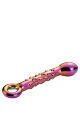 Dt21833 скляний фалоімітатор Dream Toys GLAMOUR GLASS RIBBED G-SPOT DILDO