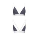 Спортивный топ с двойными бретелями PS007 TOP dark grey L - Passion