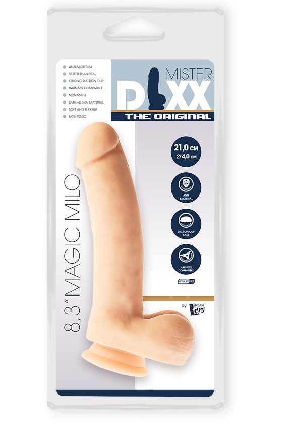 Гибкий фаллоимитатор DREAM TOYS Mr. DIXX MAGIC MILO 8.3INCH DILDO