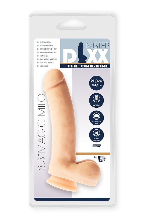 Гибкий фаллоимитатор DREAM TOYS Mr. DIXX MAGIC MILO 8.3INCH DILDO