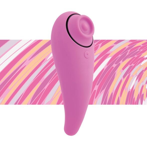 Пульсатор для клітора плюс вібратор FeelzToys - FemmeGasm Tapping &amp; Tickling Vibrator Pink