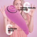 Пульсатор для клітора плюс вібратор FeelzToys - FemmeGasm Tapping &amp; Tickling Vibrator Pink