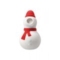 Вакуумный стимулятор клитора Снеговик Chisa Snowman Red