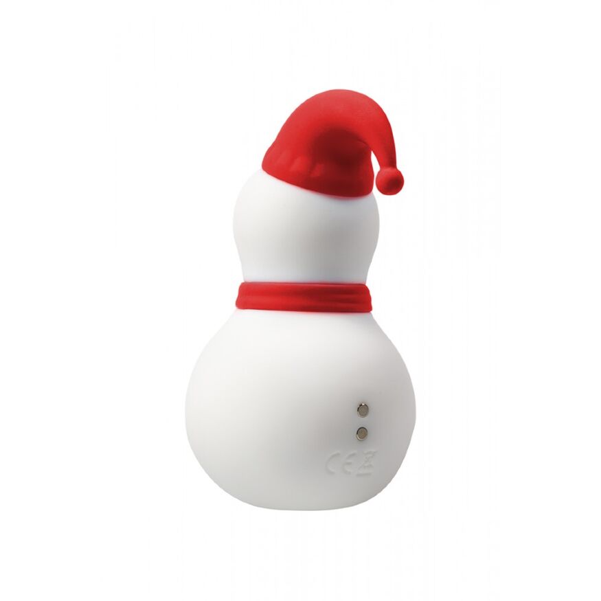 Вакуумный стимулятор клитора Снеговик Chisa Snowman Red