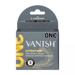Презервативи ONE Vanish надтонкі, 3 шт